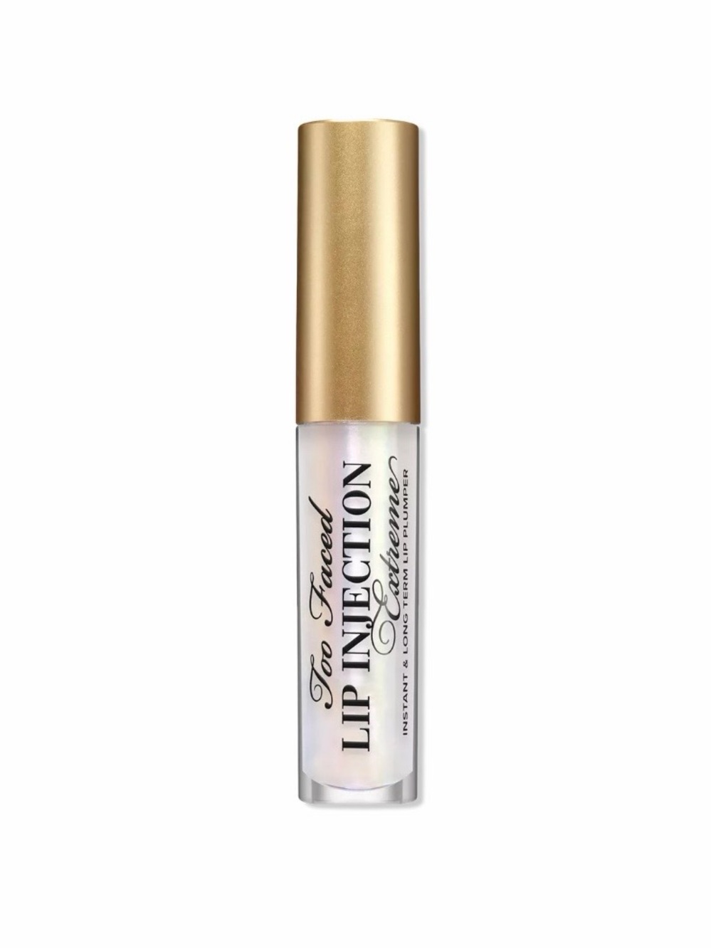 Too Faced Lip Injection Collection Gloss – Iridescent White Shimmer
